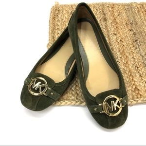 Michael Kors Green Flats